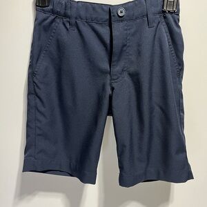French Toast Kids Navy Blue Shorts Boys Size 10 DRY FIT Style elastic waistband